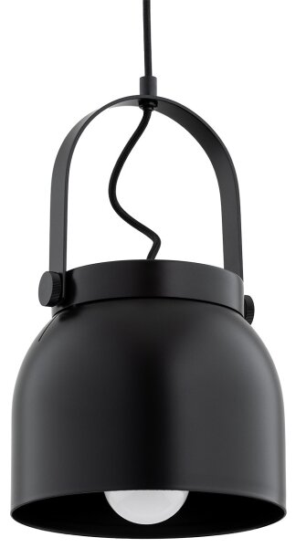 Lustră pe cablu LOGAN 1xE27/15W/230V d. 20 cm negru Argon 8281