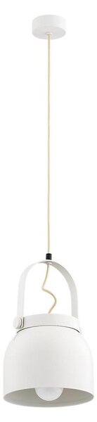 Lustră pe cablu LOGAN 1xE27/15W/230V d. 20 cm alb Argon 8280