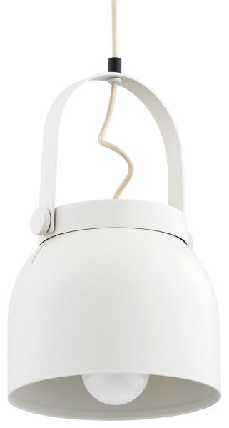 Lustră pe cablu LOGAN 1xE27/15W/230V d. 20 cm alb Argon 8280