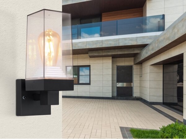 Aplică de exterior GABBA 1xE27/40W/230V IP44 Globo 31370
