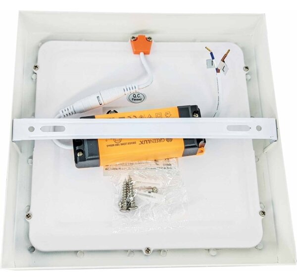 Plafonieră LED FENIX LED/12W/230V 3800K d. 17 cm alb zăpadă