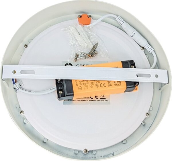 Plafonieră LED FENIX LED/12W/230V 3800K d. 17 cm alb zăpadă