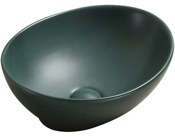 Mexen Elza chiuvetă de blat 40 x 33 cm, verde închis mat - 21014047