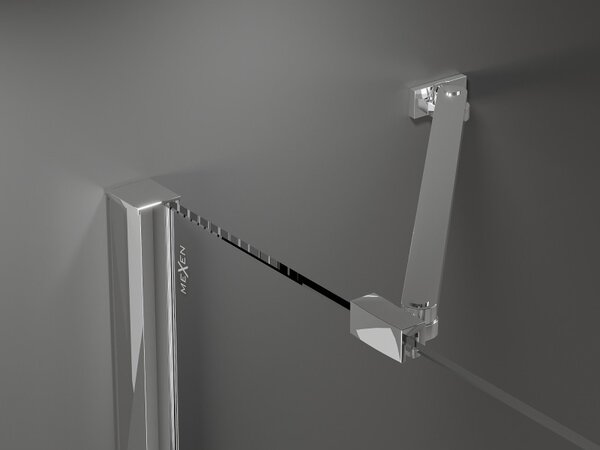 Mexen Velar Duo cabină de duș glisantă 90 x 80 cm, transparent, crom - 871-090-080-02-01