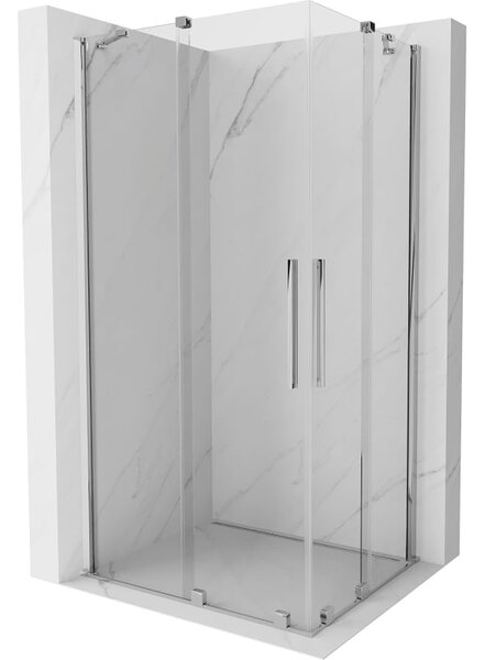 Mexen Velar Duo cabină de duș glisantă 90 x 80 cm, transparent, crom - 871-090-080-02-01