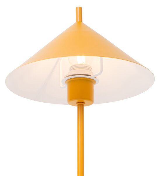 Lampă de masă de design galbenă - Triangolo