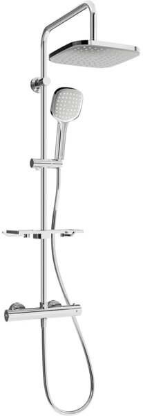 Mexen KT33 set de duș extern cu duș de ploaie și baterie termostatică, crom - 771503393-00