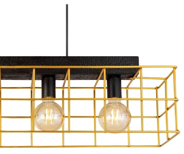 Globo 15530B-4H - Lustră pe cablu MERRIL 4xE27/60W/230V