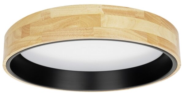 ITALUX PLF-4350-25W-WD-BK-4K - Plafonieră LED CAMPELO LED/25W/230V 4000K
