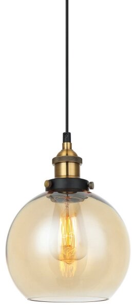ITALUX MDM-4330/1 GD+AMB - Lustră pe cablu CARDENA 1xE27/40W/230V