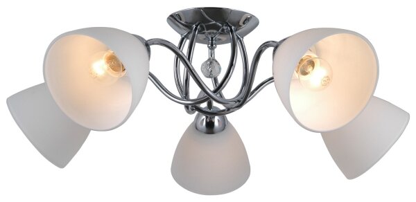 ITALUX PND-5643-5 - Lustră aplicată LUGANO 5xE27/40W/230V