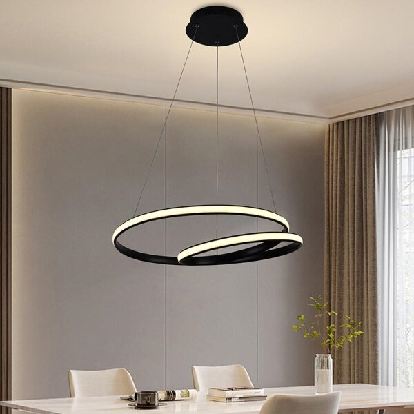 Lustră LED dimabilă pe cablu LED/65W/230V 3000-6500K + telecomandă