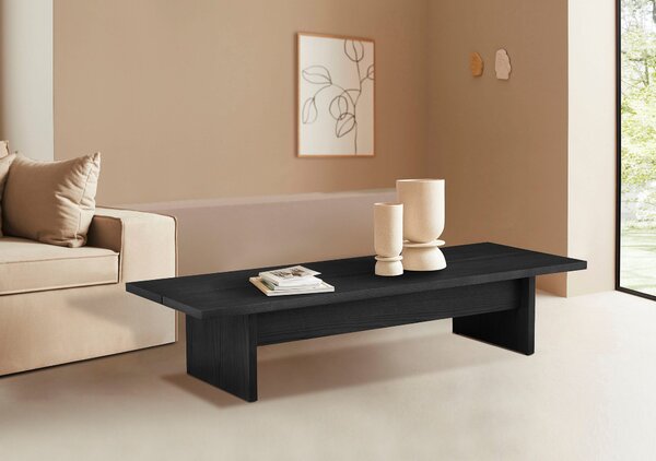 LeGer Home by Lena Gercke Masuta de cafea Augustine neagra 140/50/30 cm