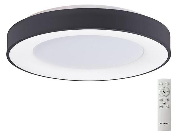 Azzardo AZ4991 - Plafonieră LED dimabilă SANTANA LED/50W/230V negru + DO