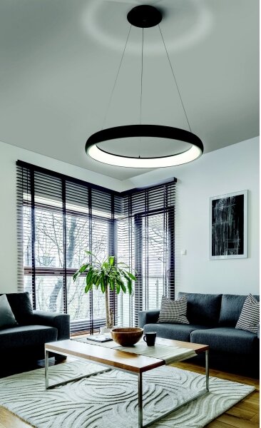 Azzardo AZ5060 - Lustră LED dimabilă pe cablu ANTONIO LED/32W/230V negru + + telecomandă