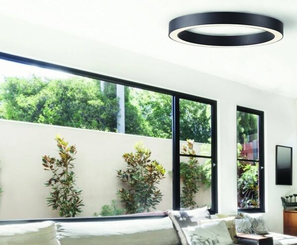 Azzardo AZ5035 - Plafonieră LED dimabilă MARCO LED/60W/230V negru + + telecomandă