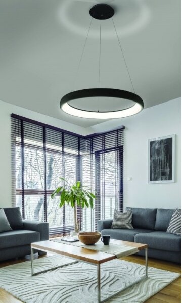 Azzardo AZ5063 - Lustră LED dimabilă pe cablu ANTONIO LED/50W/230V negru + + telecomandă