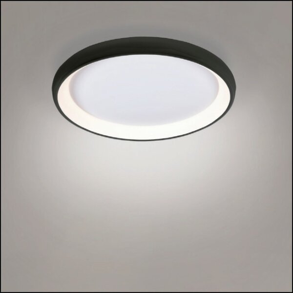 Azzardo AZ5072 - Plafonieră LED dimabilă ANTONIO LED/50W/230V negru + + telecomandă