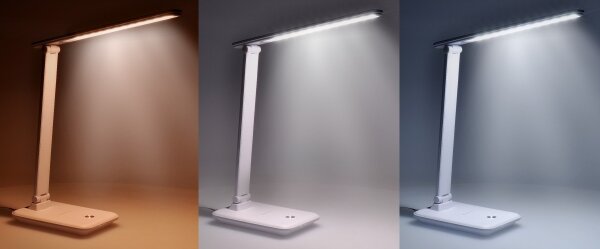Lampă LED dimabilă de masă LED/10W/230V 3000/4500/6000K alb Solight WO64-W