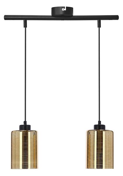 Lustră pe cablu COX 2xE27/60W/230V auriu