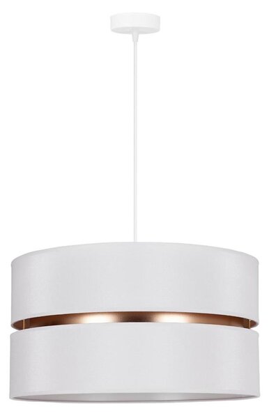 Lustră pe cablu Duolla DUO 1xE27/15W/230V d. 40 cm alb/auriu
