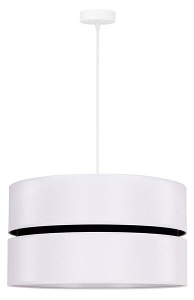 Lustră pe cablu Duolla DUO 1xE27/15W/230V d. 40 cm alb/negru