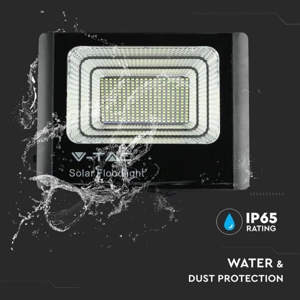 Proiector solar LED exterior 40W, 10V, IP65, 6000K, cu telecomandă