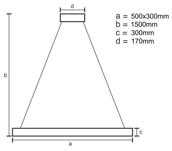 Lustră LED dimabilă pe cablu LED/70W/230V 3000-6500K auriu + telecomandă