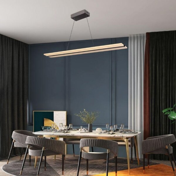 Lustră LED dimabilă pe cablu LED/40W/230V 3000-6500K crom + telecomandă
