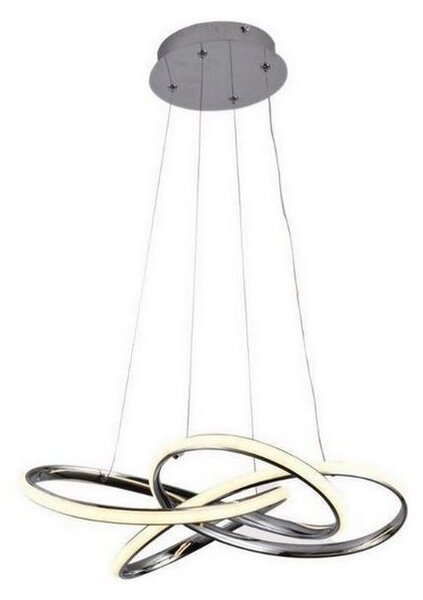 Lustră LED dimabilă pe cablu LED/65W/230V 3000-6500K gri + telecomandă
