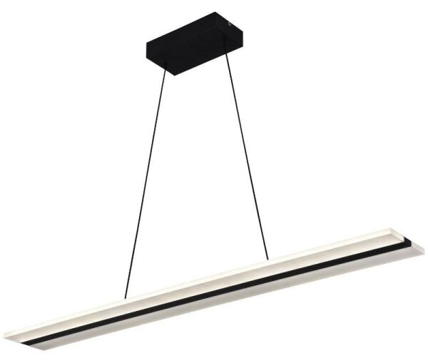 Lustră LED dimabilă pe cablu LED/40W/230V 3000-6500K negru + telecomandă