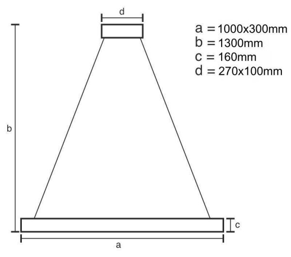 Lustră LED dimabilă pe cablu LED/50W/230V 3000-6500K auriu + telecomandă