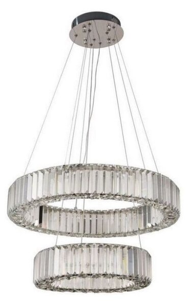 Lustră LED dimabilă pe cablu LED/65W/230V 3000-6500K crom + telecomandă