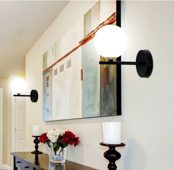Lampă de perete KAMA 1xG9/28W/230V negru