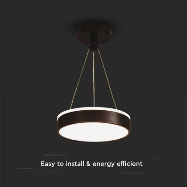 Lustră LED dimabilă pe cablu LED/12W/230V 4000K negru