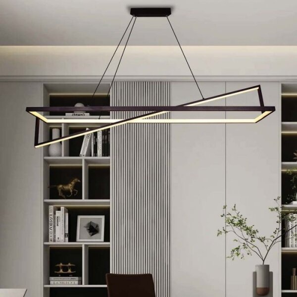Lustră LED dimabilă pe cablu LED/45W/230V 3000K 114 cm negru