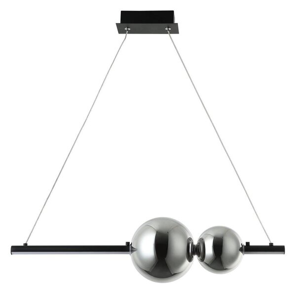 Lustră LED pe cablu dimabilă LED/11W/230V negru Zambelis 22109