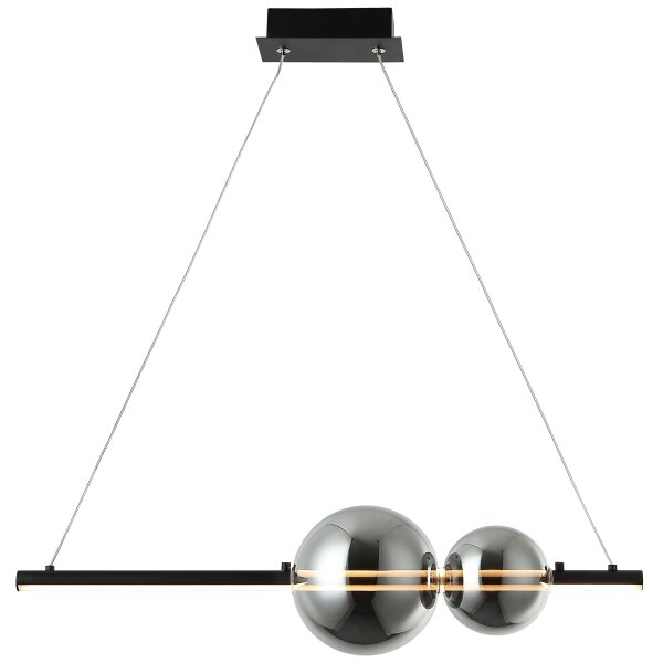 Lustră LED pe cablu dimabilă LED/11W/230V negru Zambelis 22109