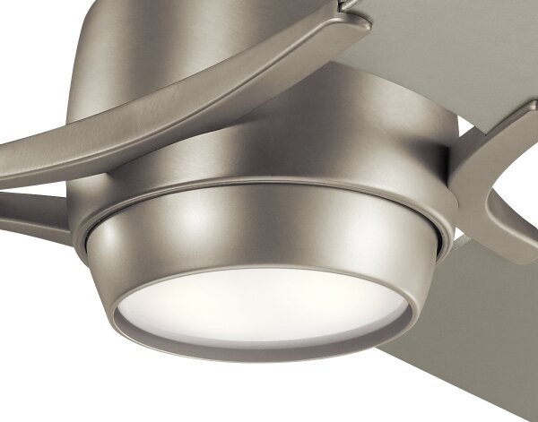 Ventilator LED dimabil de tavan Kichler KLF-ZEUS-60-BN ZEUS LED/10W/230V + telecomandă
