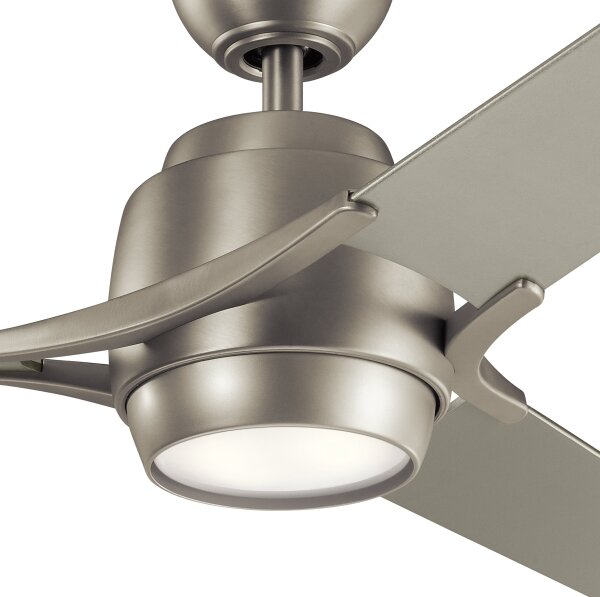 Ventilator LED dimabil de tavan Kichler KLF-ZEUS-60-BN ZEUS LED/10W/230V + telecomandă