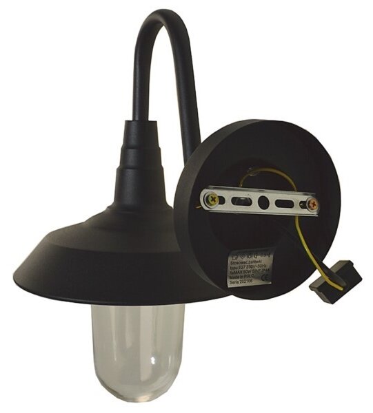 Aplică de exterior NILDA 1xE27/60W/230V IP44 negru