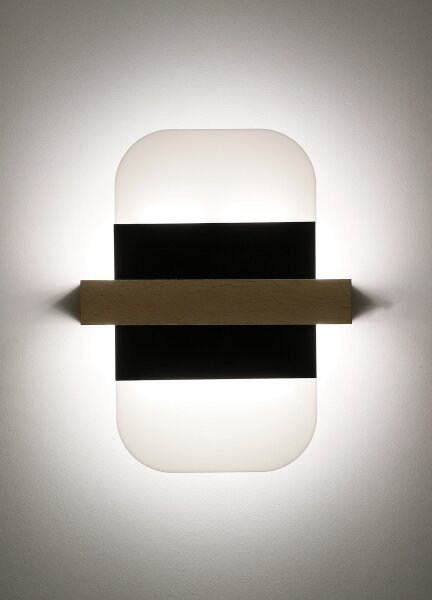 Aplică LED APRIL LED/6W/230V alb/negru
