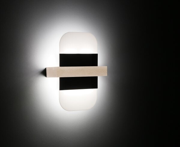 Aplică LED APRIL LED/6W/230V alb/negru
