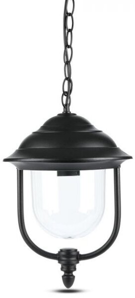 Lustră de exterior pe lanț 1xE27/60W/230V IP44 negru