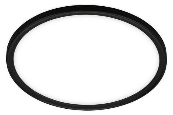 Plafonieră LED pentru baie SLIM LED/19W/230V IP44 negru Briloner 3642-415