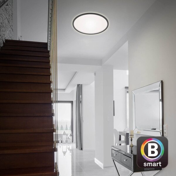 Plafonieră LED dimabilă SLIM LED/22W/230V Wi-Fi Tuya Briloner 7059-015 + telecomandă