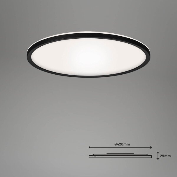 Plafonieră LED dimabilă SLIM LED/22W/230V Wi-Fi Tuya Briloner 7059-015 + telecomandă