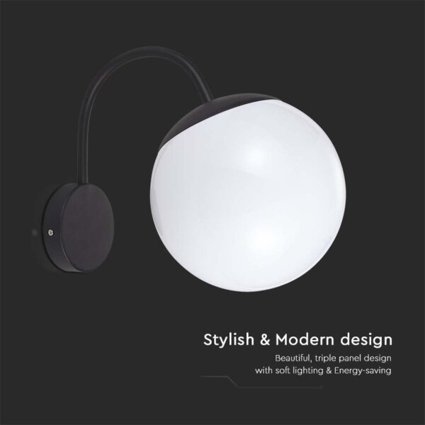 Lampă de perete de exterior 1xE27/60W/230V IP44 negru