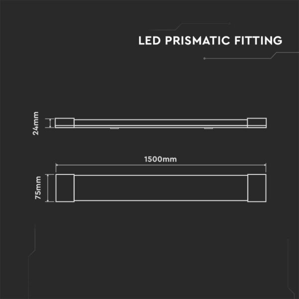 Corp de iluminat LED fluorescent LED/50W/230V 4000K 150 cm alb