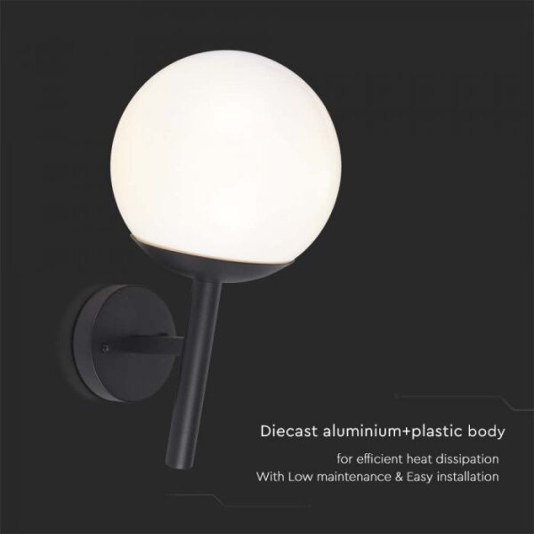 Lampă de perete de exterior 1xE27/60W/230V IP44 negru